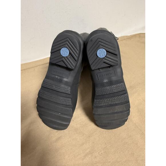 Hunter Boots Womens Size 7 Black Original Tall Rain Wellington Waterproof Rubber - Picture 4 of 9